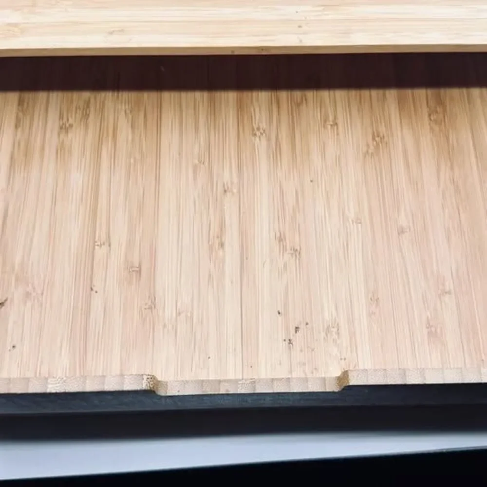 MobileVision Bamboo Stacking Drawers - Set of 4 (2 Large, 1 Small, 1 Open Tray)